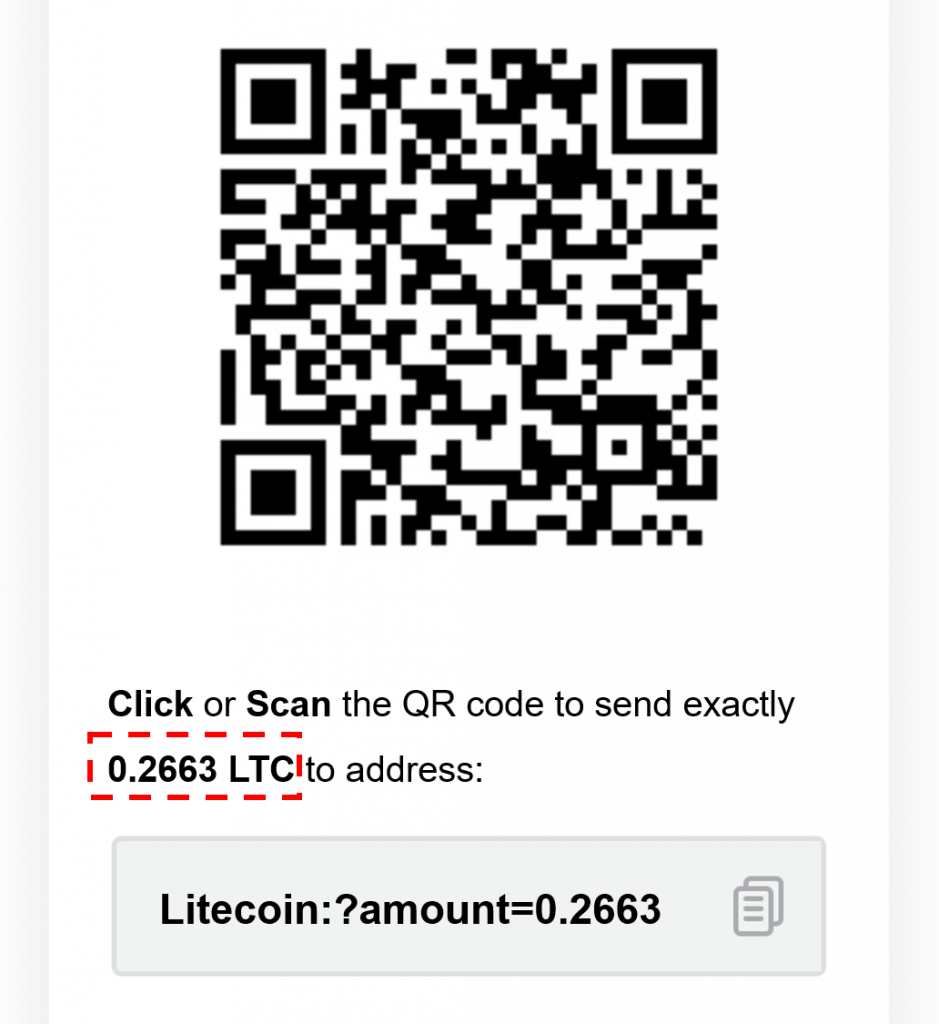 Buy with Litecoin