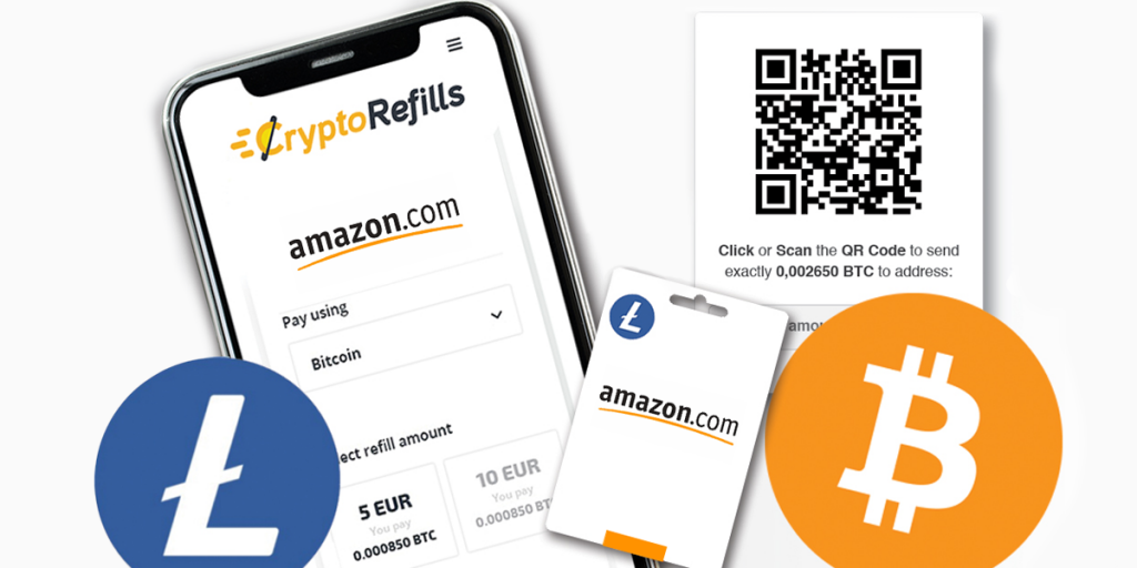Amazon gift card with crypto
