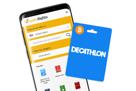 Buy Decathlon gift cards with Bitcoin