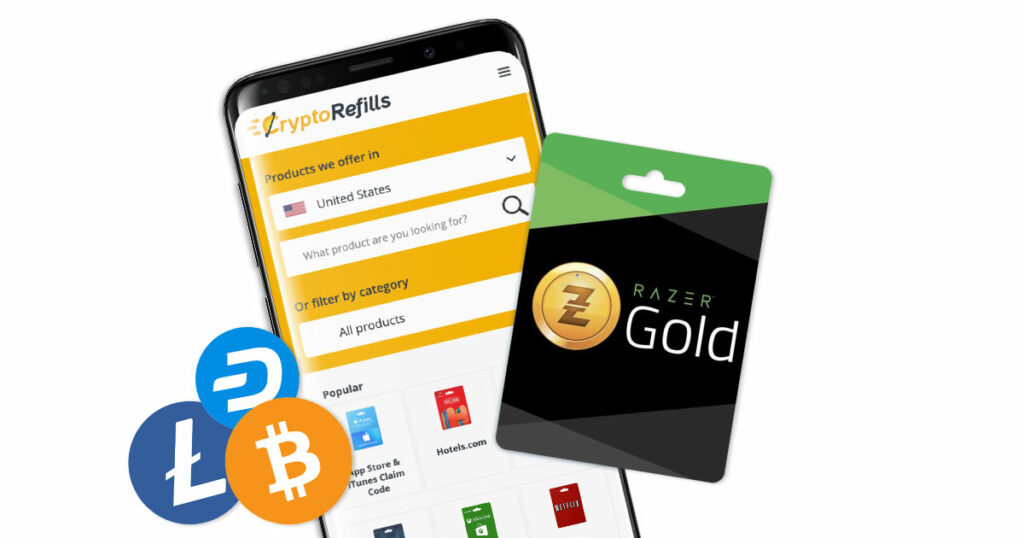 buy razer gold with bitcoin