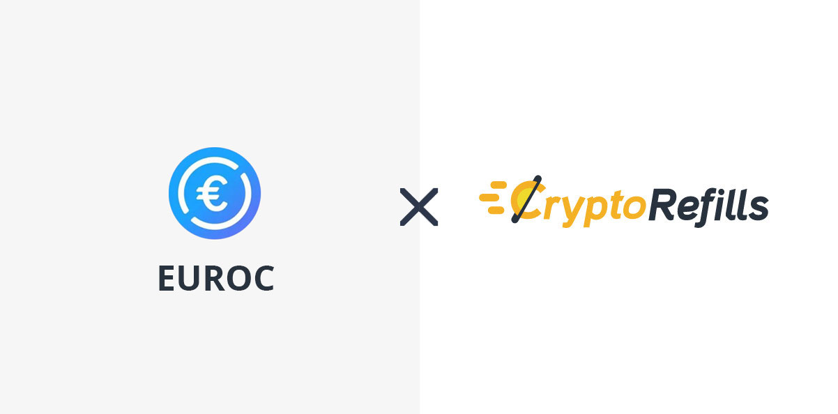 Pay with EUROC CryptoRefills
