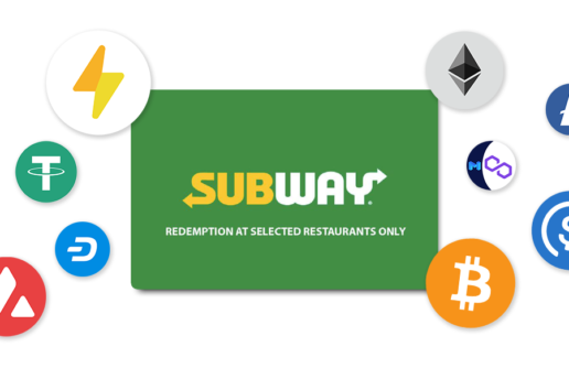 How to Buy Subway Gift Card with Bitcoin and Other Cryptocurrencies